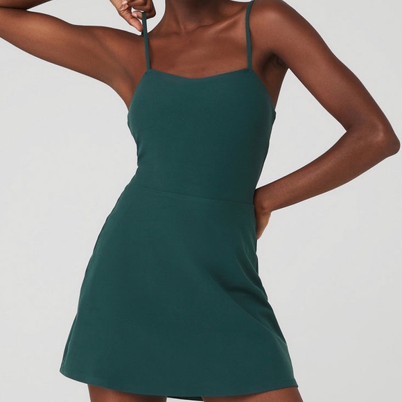 ALO Yoga Dresses Alo Yoga Alosoft Courtside Tennis Dress Midnight